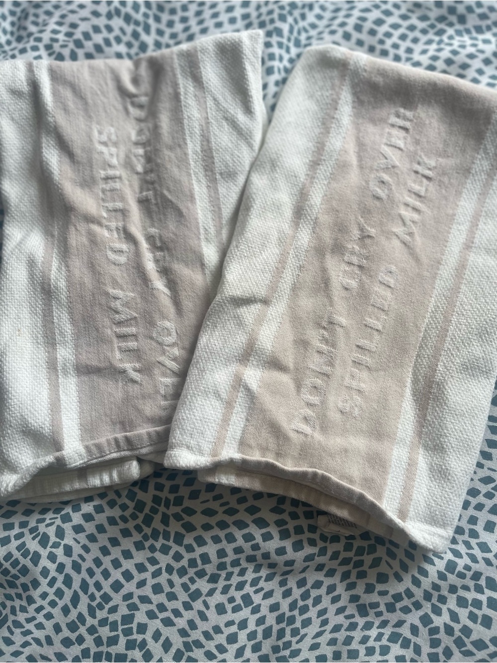 kate spade Kitchen Towels - Don’t Cry Over Spilled Milk